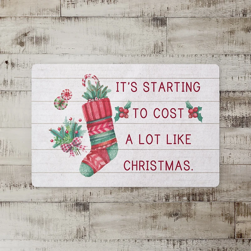 Cost a Lot Like Christmas Floor Mat