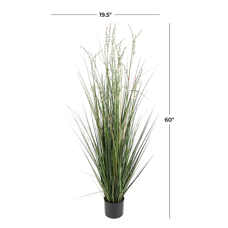 5ft. Potted Green Onion Grass & String of Pearl Artificial Plant