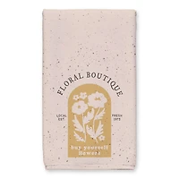 Floral Boutique Mod Sign 16" x 25" Towel Set