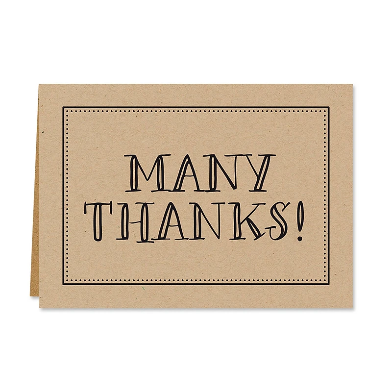 Hortense B. Hewitt Co. Kraft Thank You Cards