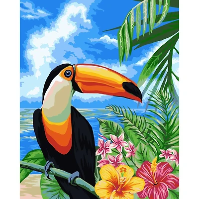 Crafting Spark Toucan Painting by Numbers Kit