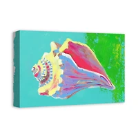 Bright Sea Shell 18" x 12' Canvas Wall Art