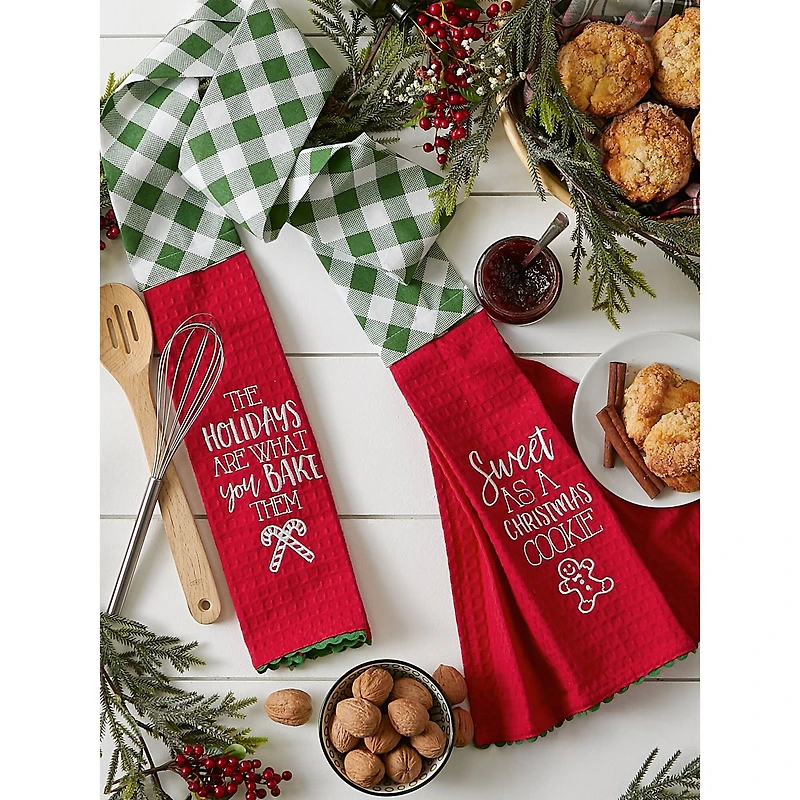 DII® Sweet Christmas Cookie Kitchen Towel Scarf