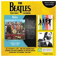 TF Publishing 2024 The Beatles Daily Desktop Calendar