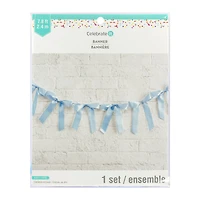 7.75ft. Blue Bow Banner by Celebrate It™