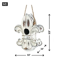 8'' Fleur De Lis Birdhouse