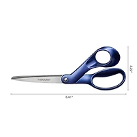 Fiskars® Explore 8" Blue Expanse Metallic Scissors