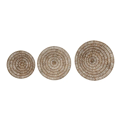 Hello Honey® Woven Banana Bark Wall Décor Set