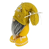 15" Yellow Sherpa Bumblebee & Daisy Springtime Gnome