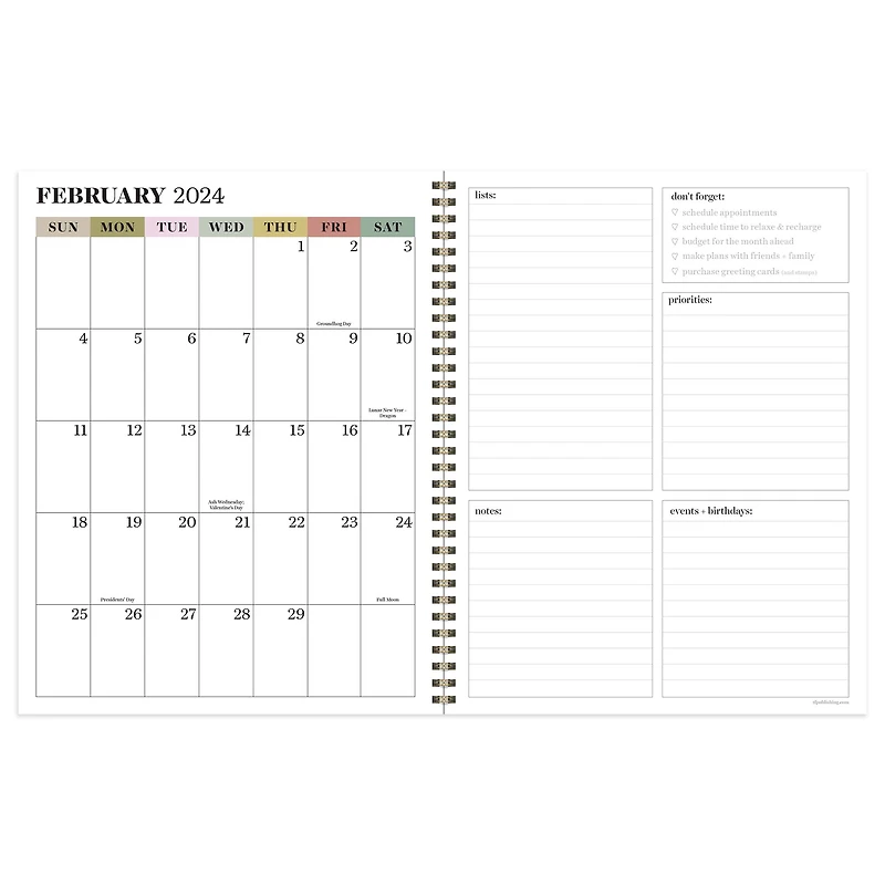 TF Publishing 2024 Fungi Large Planner