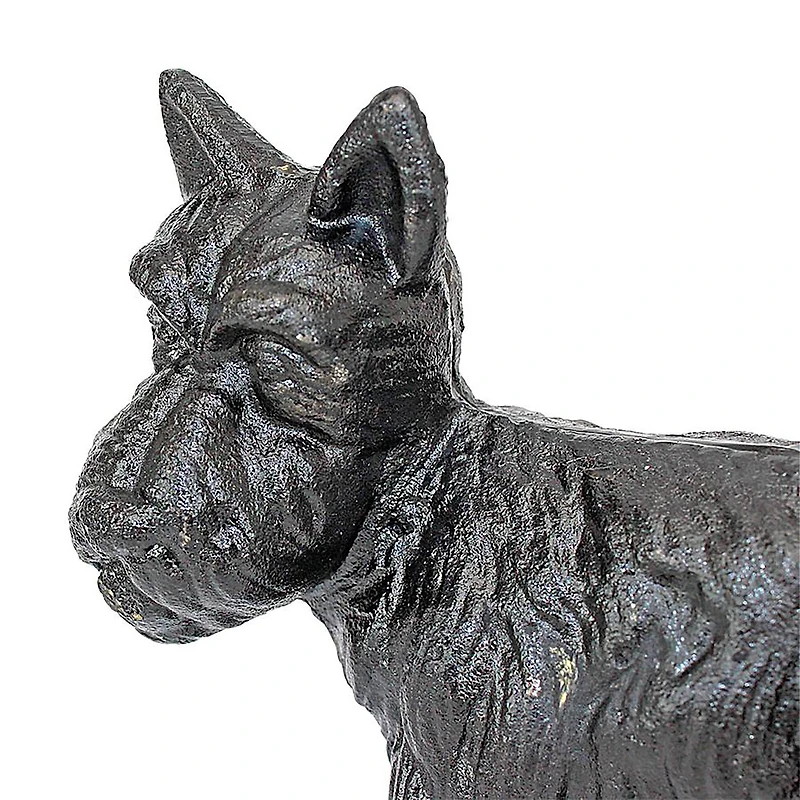 Design Toscano 7" Naughty Scotty Dog Die-Cast Iron Bookend & Doorstop