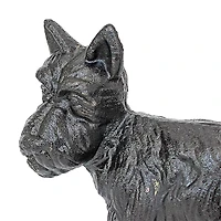 Design Toscano 7" Naughty Scotty Dog Die-Cast Iron Bookend & Doorstop