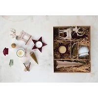 Hello Honey® 13 Piece Faux Fur & Star Candle & Woodland Icons Candle Garden  Kit