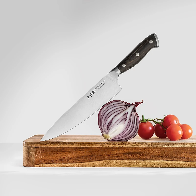 JoyJolt® 8" High Carbon Steel Chef Knife