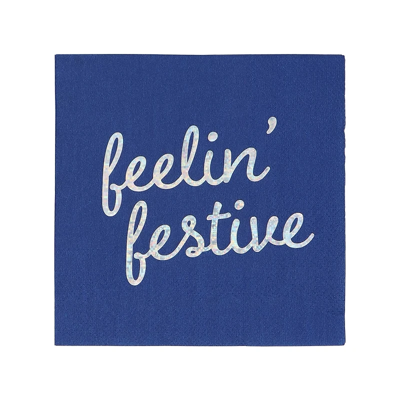 Blue Feelin' Festive Cocktail Napkins, 20ct. by Ashland®