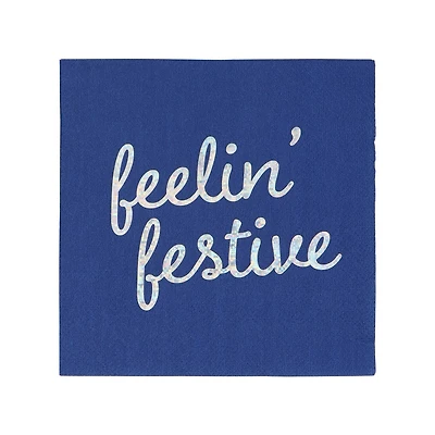 Blue Feelin' Festive Cocktail Napkins, 20ct. by Ashland®