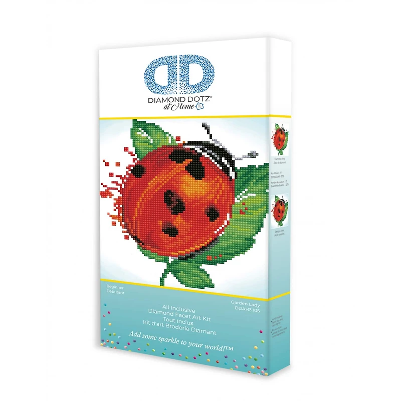 Diamond Dotz® at Home Beginner Garden Lady Diamond Painting Kit