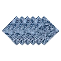 DII® Blue Paisley Print Outdoor Napkins, 6ct.