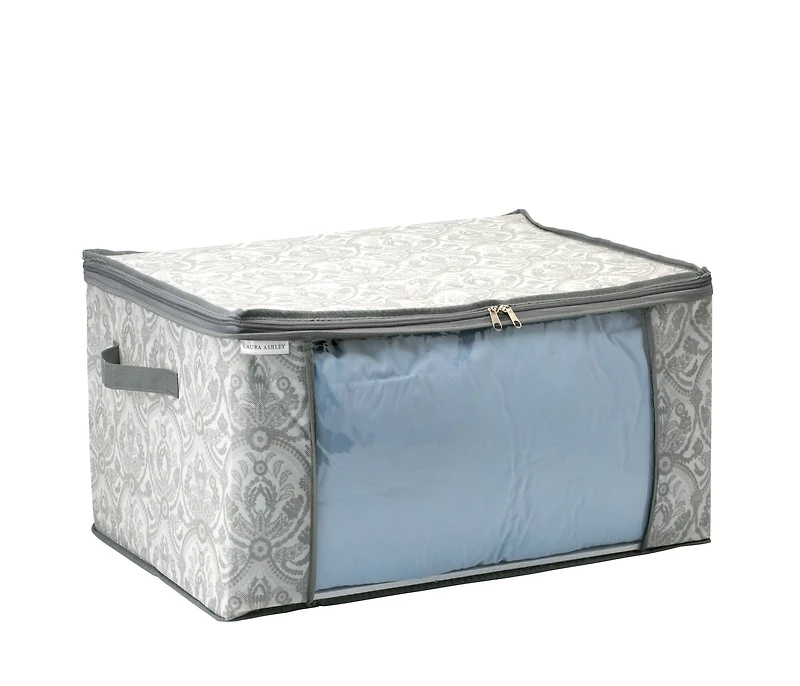 Laura Ashley Dove Gray Blanket Bag