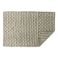 DII® Antique Green Recycled Cotton Loop Rug, 2ft. x 3ft.