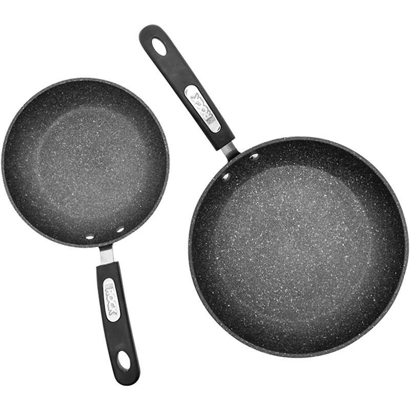 THE ROCK by Starfrit Fry Pans With Bakelite Handles Set