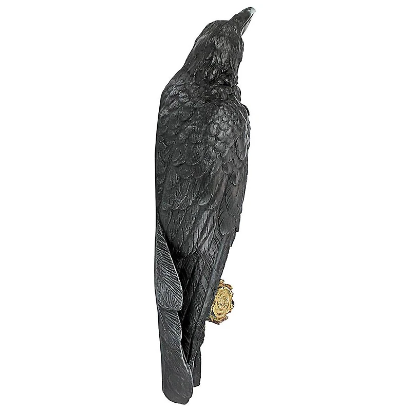 Design Toscano 18" The Raven's Perch Wall Sculpture