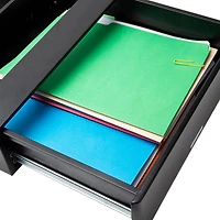 Mind Reader Black Under Desk Pull-Out Drawer Organizer