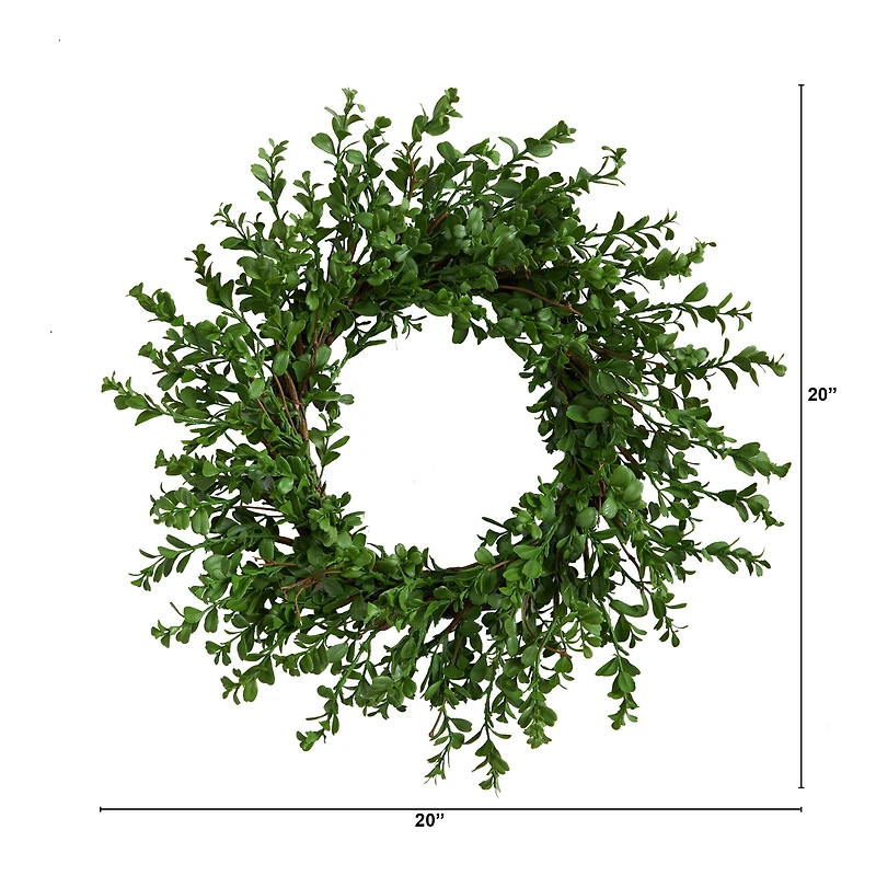 20" Boxwood Wreath