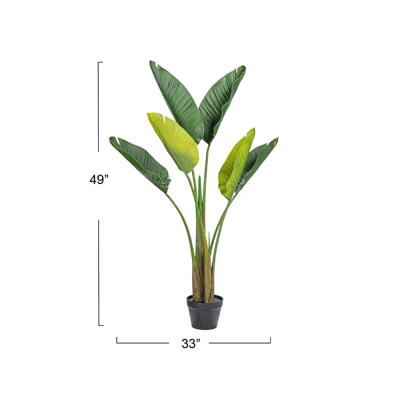 Hello Honey® 4ft. Potted Faux Banana Tree