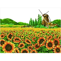 Diamond Dotz® Sunflower Windmill Diamond Painting Kit