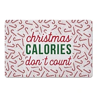 Christmas Calories Don't Count Floor Mat