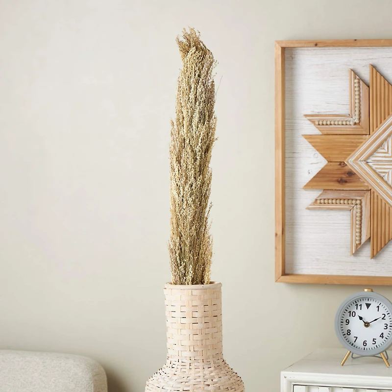 Brown Dried Mixed Foliage Bundle Stem