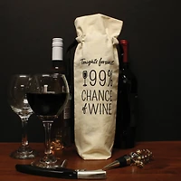 Personality Case™ Forecast Canvas Wine Bag