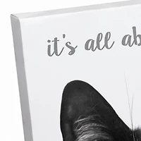 It's All about ME-ow Canvas Wall Art