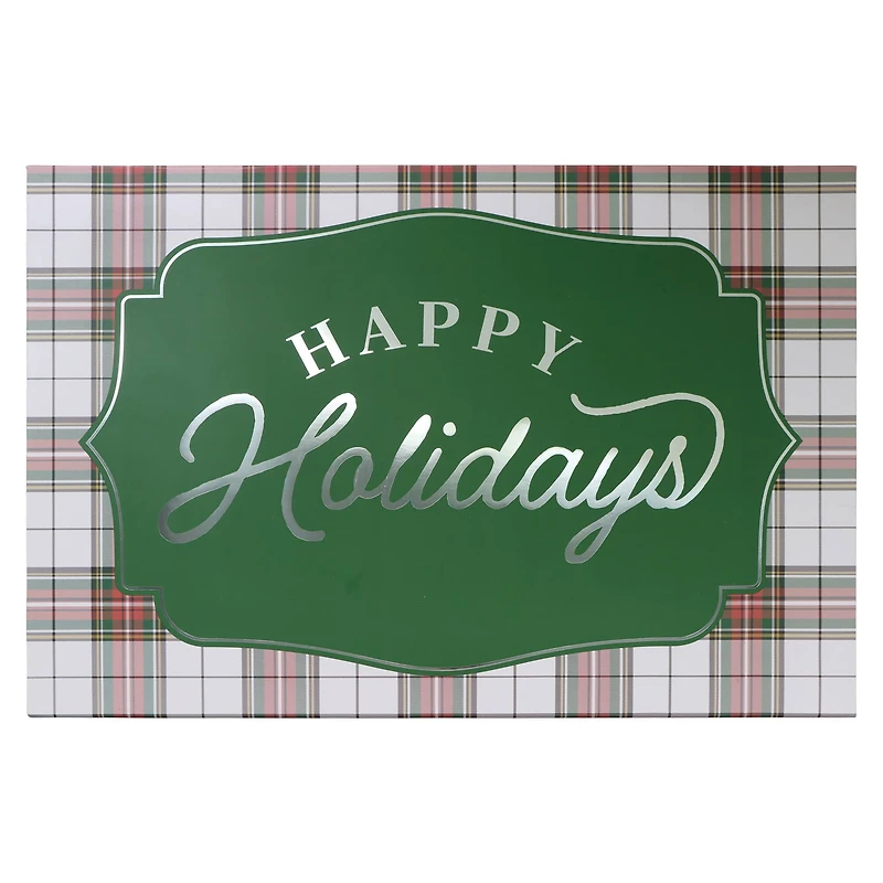 Large Happy Holidays Decorative Box by Ashland®