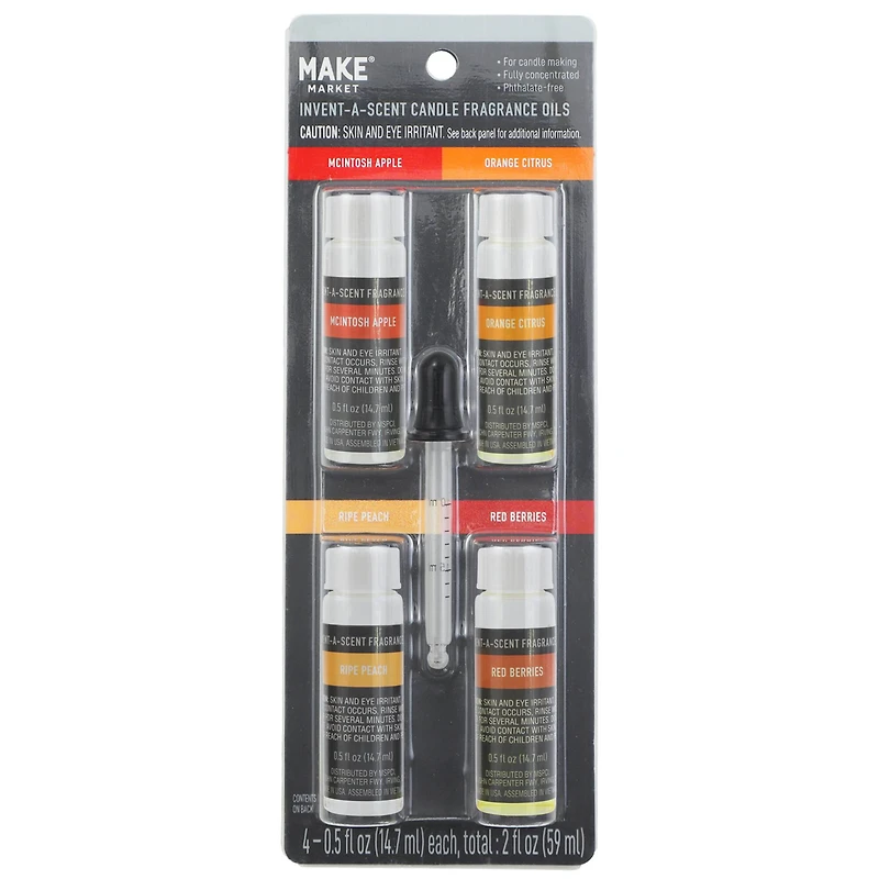 Invent-a-Scent Farm Fresh Candle Fragrance Oil Set by Make Market®
