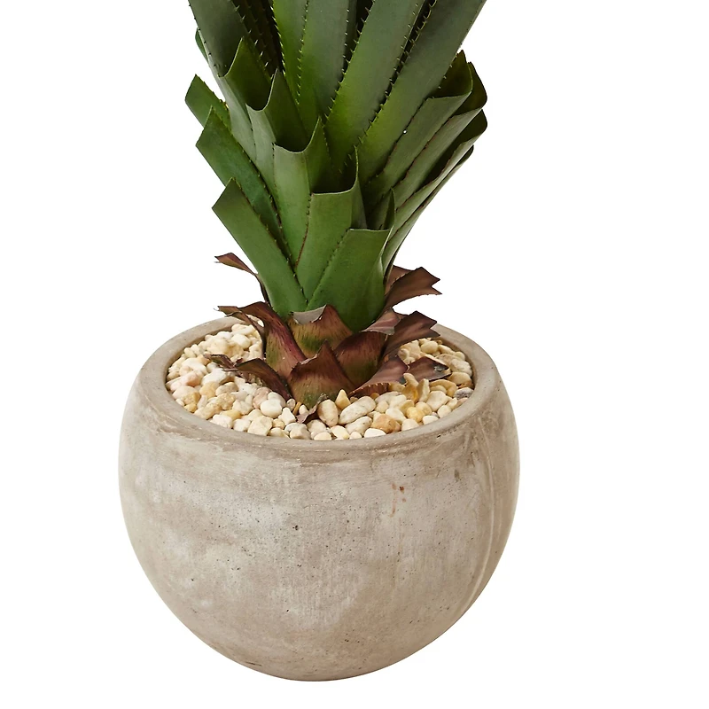 4.5ft. Spiked Agave in Sand Colored Bowl