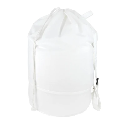 White Oversized Sling Bag by Make Market®