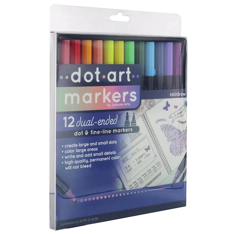 Leisure Arts® Dot Art Markers Comic Card and Envelope Set