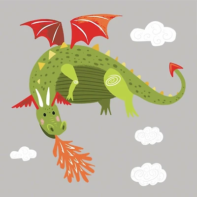 RoomMates Dragon Peel & Stick Wall Decals