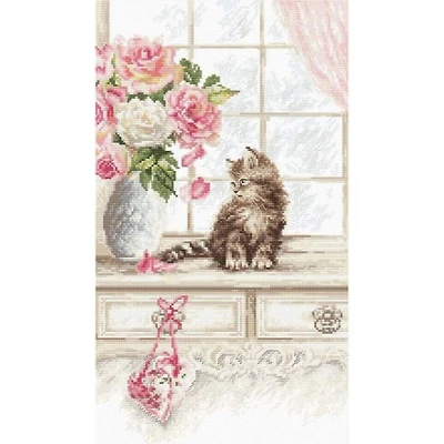Letistitch Kitten Counted Cross Stitch Kit