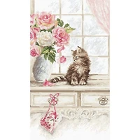 Letistitch Kitten Counted Cross Stitch Kit