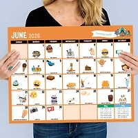 2026 Every Day's A Holiday Large Desk Pad Monthly Blotter Calendar