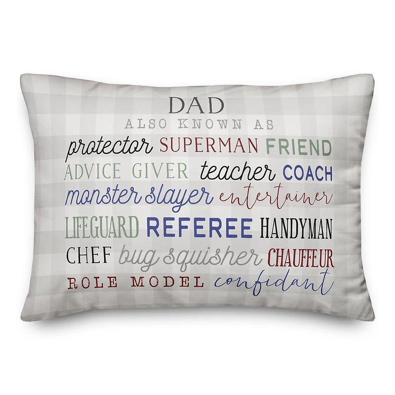 Dad Jobs Indoor & Outdoor Pillow