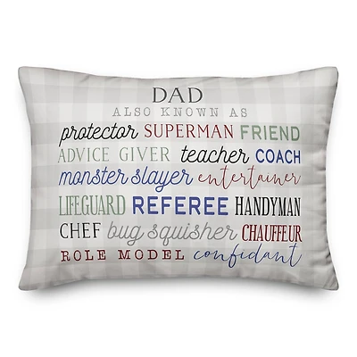 Dad Jobs Indoor & Outdoor Pillow
