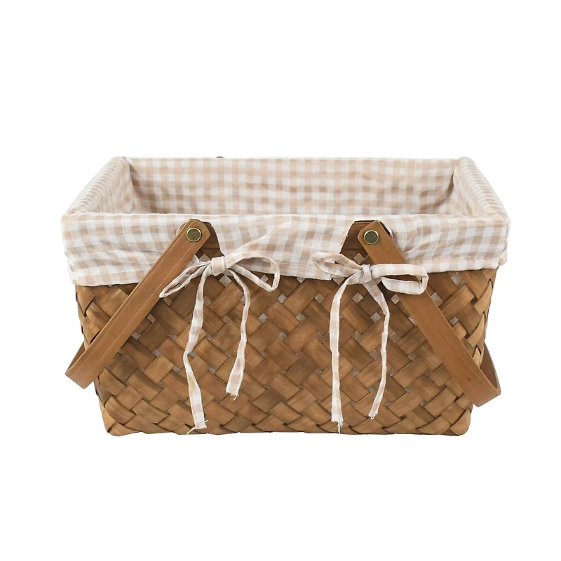 13" Picnic Basket with Liner by Ashland®