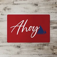 Ahoy Ship Floor Mat, 27" x 18"
