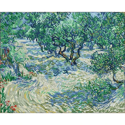 Diamond Dotz® Advanced Olive Orchard (apres Van Gogh) Diamond Facet Art Kit