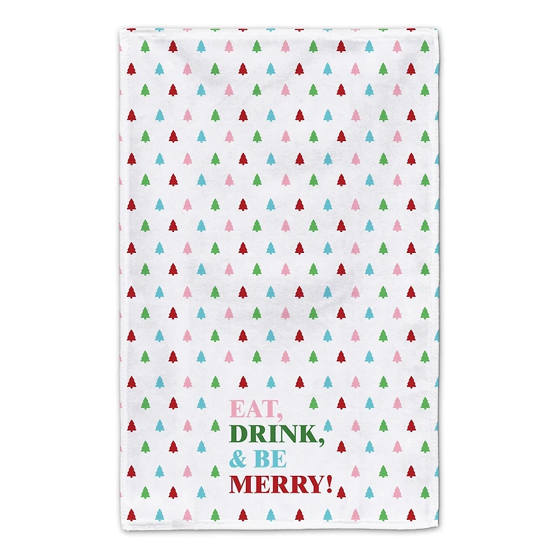 Eat Drink and Be Merry Tea Towels - Set of 2