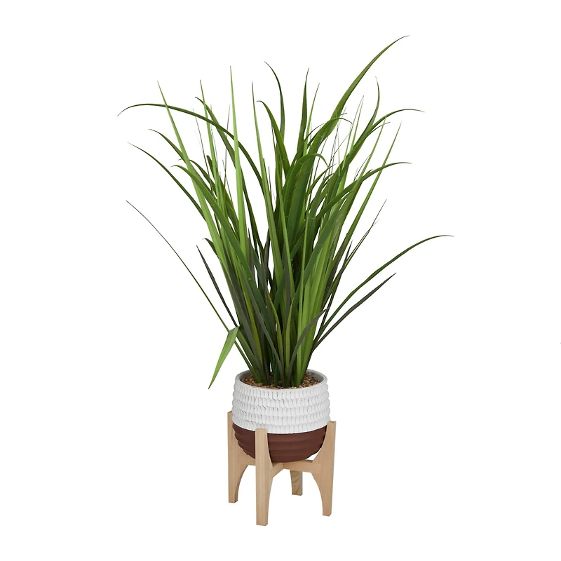 The Novogratz 3ft. Potted Green Grass Contemporary Artificial Foliage